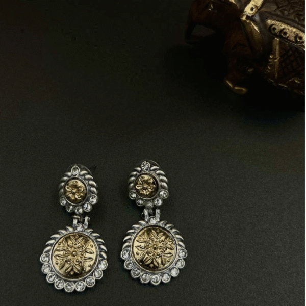 Chandrika Earrings - Suryavanshi Circle of Moonlight