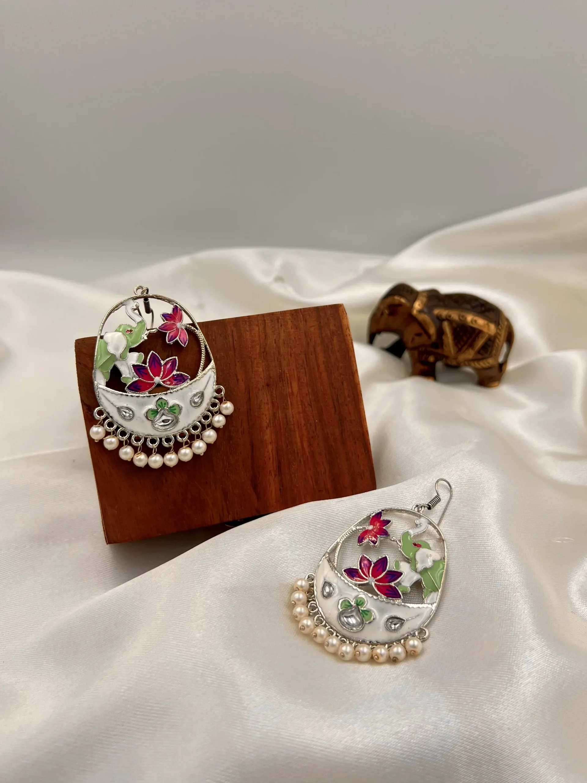 Meenakari 23 Doodhiya Tushkari - A Tusk of Timeless Grace - Image 1