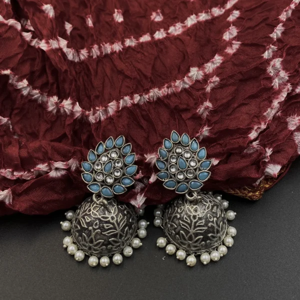 Guldasta Jhumka Firozi Mani - A Celestial Cluster