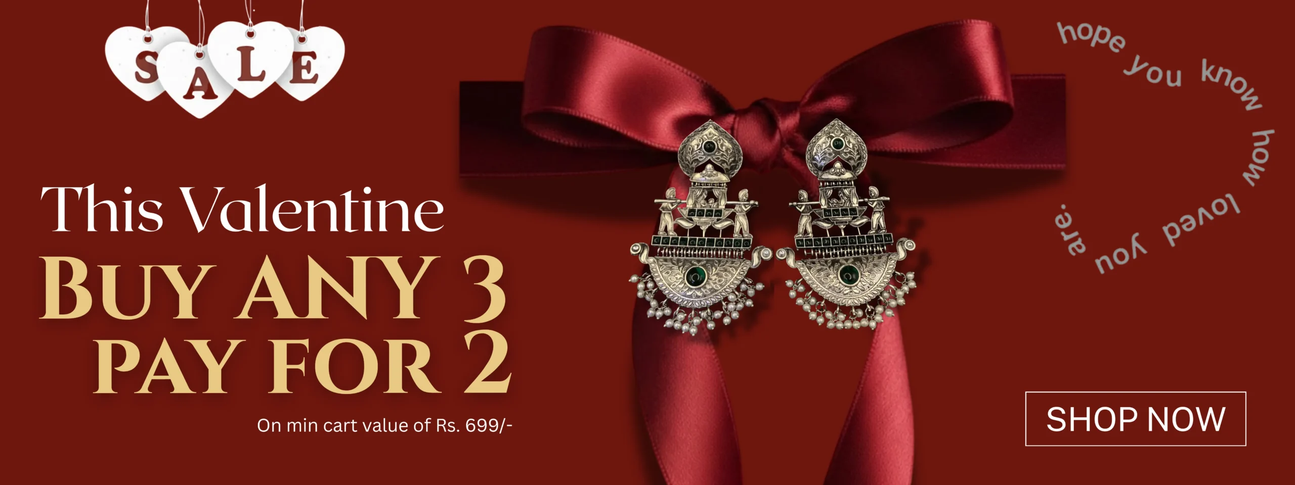ZAVERICA VALENTINE Offer on earrings